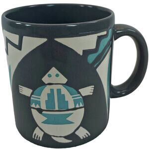 Waechtersbach Spain Mug Blue Turquoise Sand Sea Turtle Coffee Mug Southwest